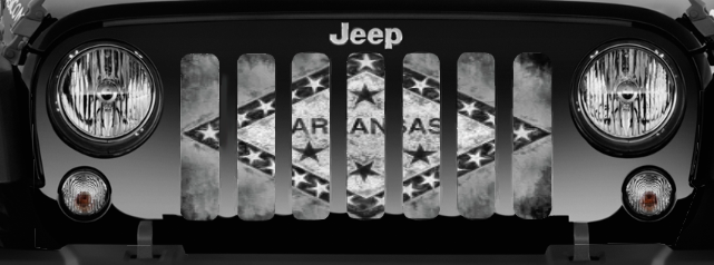 Arkansas Grunge Tactical State Flag Grille Insert