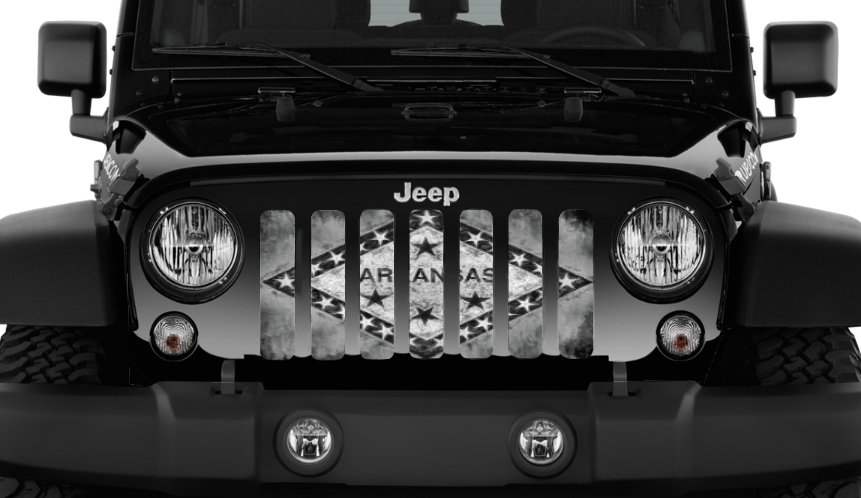 Arkansas Grunge Tactical State Flag Grille Insert