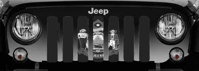 Maine Tactical State Flag Grille Insert