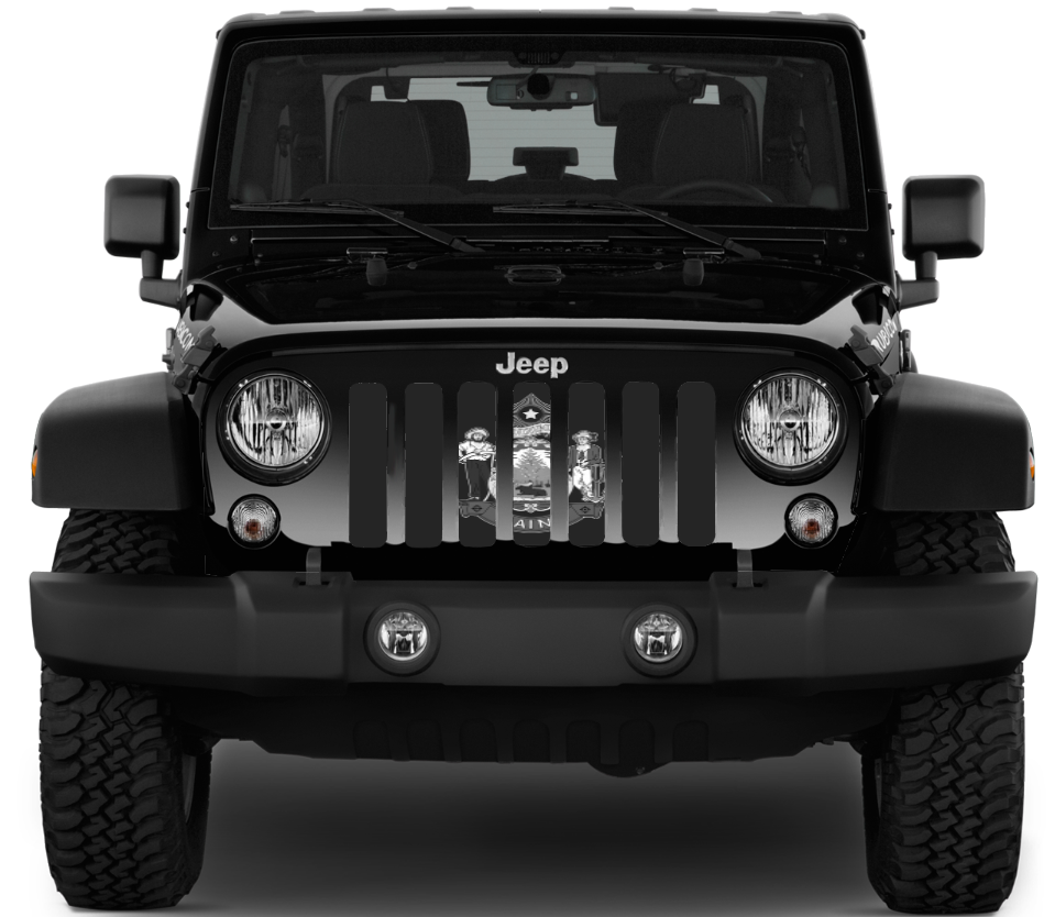 Maine Tactical State Flag Grille Insert