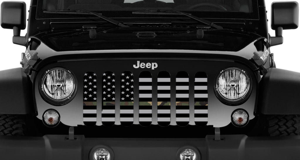 Tactical Woodland Stripe Grille Insert