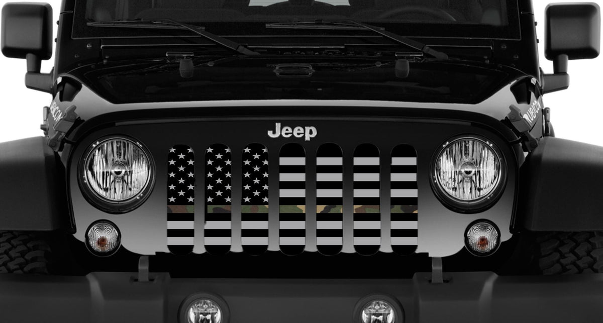 Tactical Woodland Stripe Grille Insert