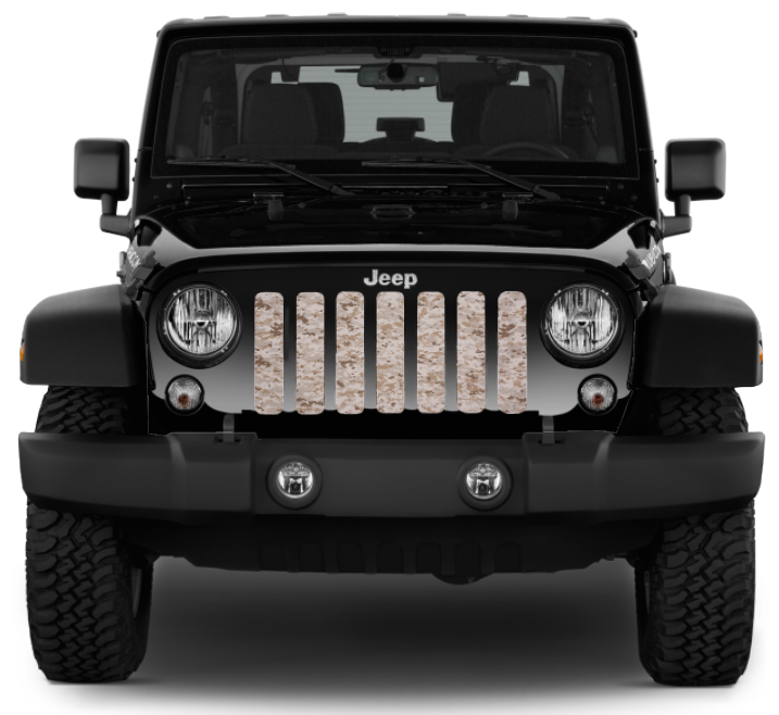 Tan Digital Camo Grille Insert