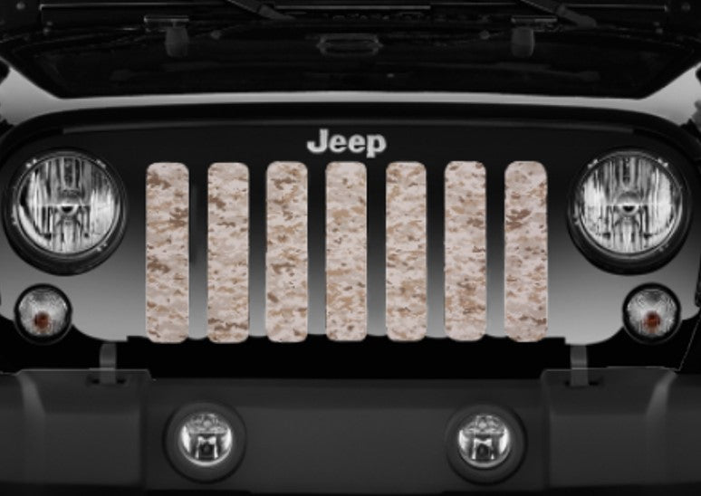 Tan Digital Camo Grille Insert