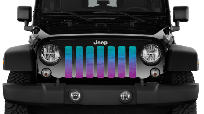 Teal Ombre Grille Insert