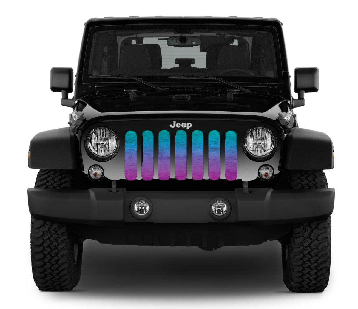 Teal Ombre Grille Insert