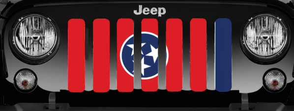 Tennessee State Flag Grille Insert