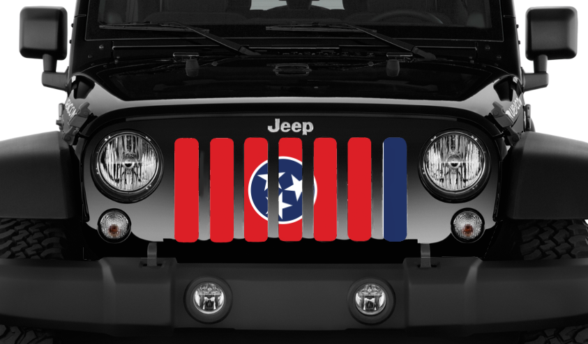 Tennessee State Flag Grille Insert