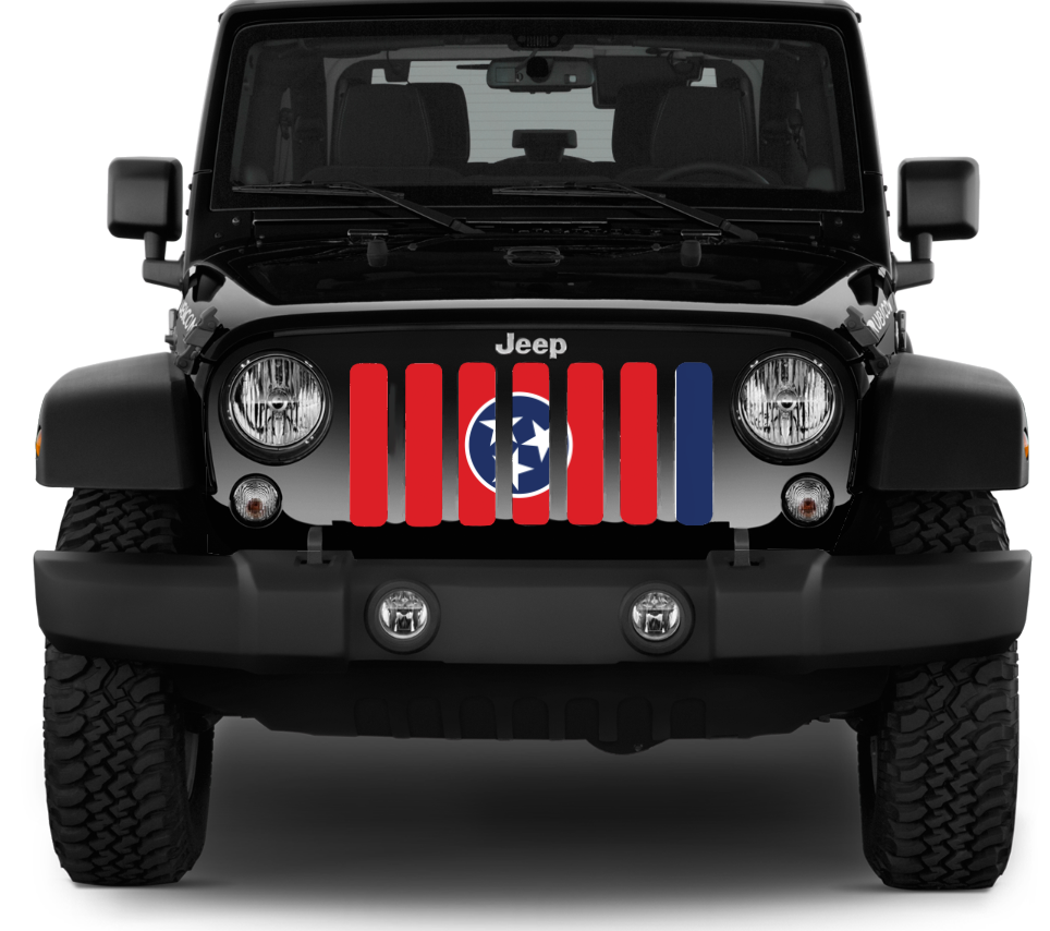Tennessee State Flag Grille Insert
