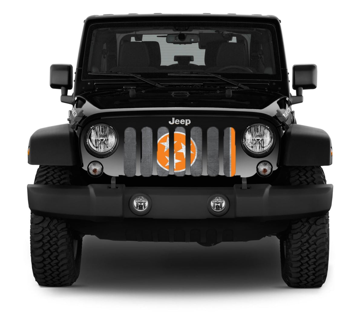 Tennessee Rustic Football Fanatic Grille Insert