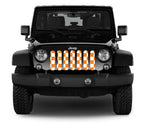 Tennessee Orange Checkerboard Grille Insert