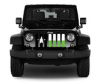 Texas Lime State Flag Grille Insert