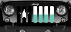 Texas Teal State Flag Grille Insert