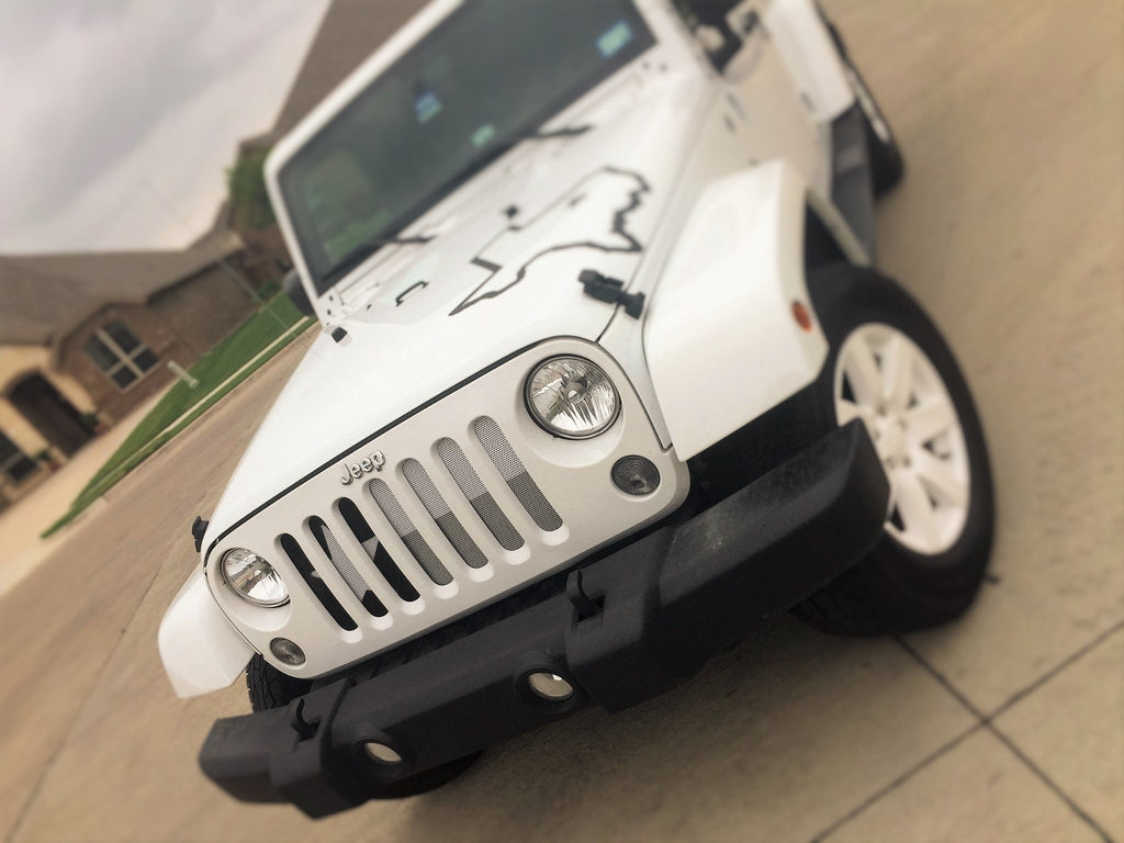 Texas Tactical State Flag Jeep Grille Insert