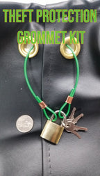 Tire Cover Anti Theft Lock and Grommet