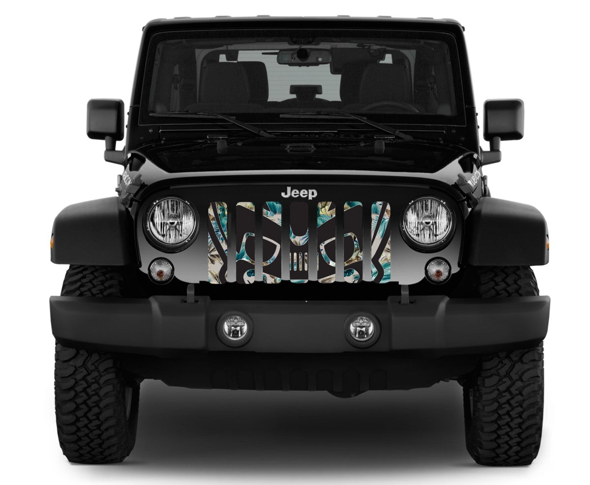 Tiki Bob Blue Hawaii Grille Insert