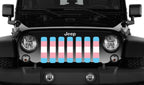 Transgender Flag Grille Insert