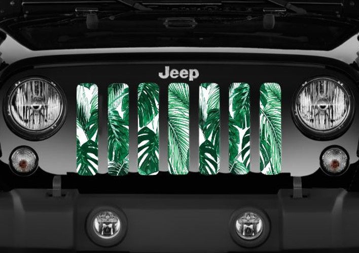 Tropical Leaves Grille Insert