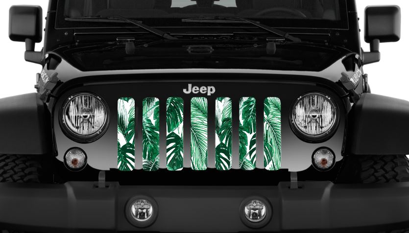 Tropical Leaves Grille Insert