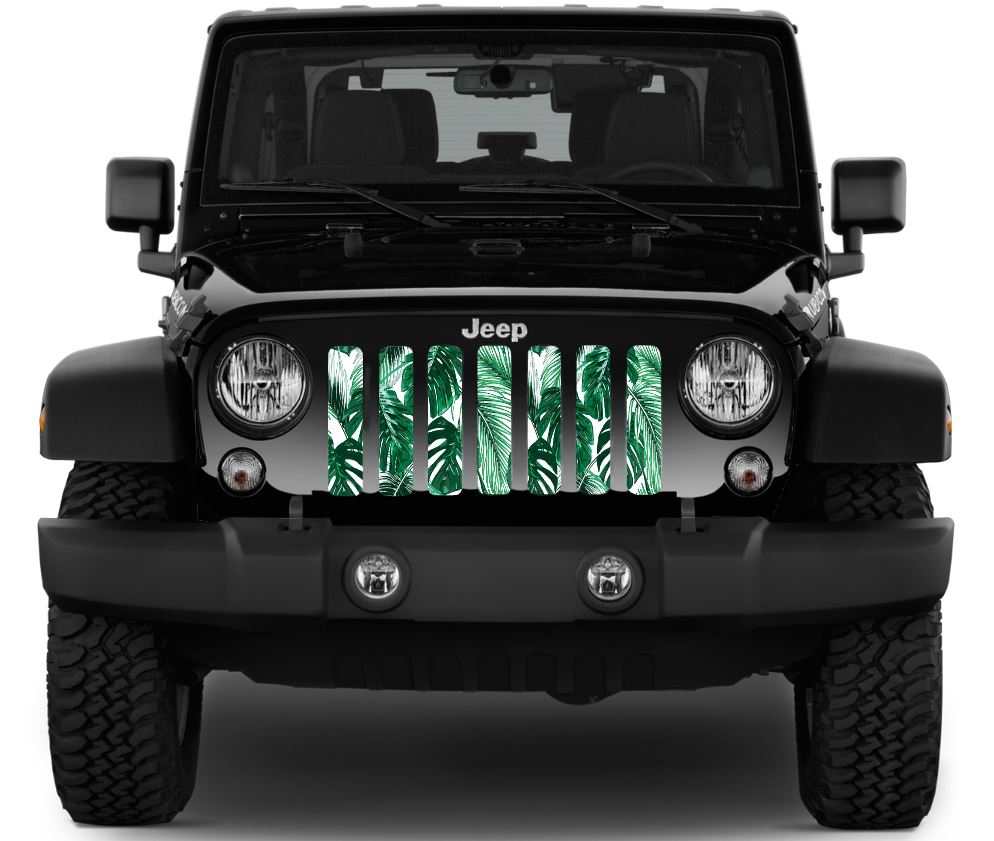 Tropical Leaves Grille Insert