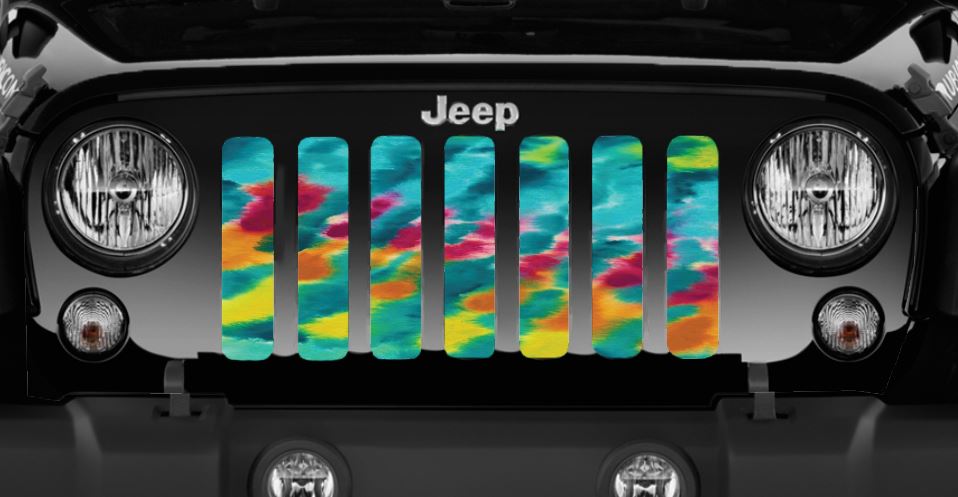 Tropical Tie Dye Grille Insert