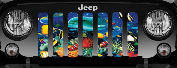 Under The Sea Jeep Grille Insert