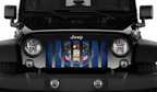 Utah Grunge State Flag Grille Insert