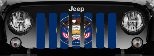 Utah State Flag Grille Insert