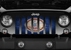 Virginia Grunge State Flag Grille Insert