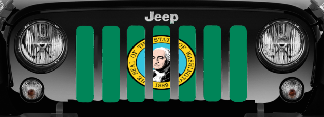 Washington State Flag Grille Insert