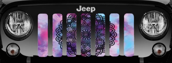 Watercolor Mandala Grille Insert