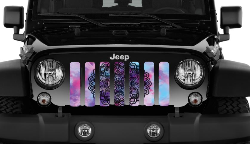 Watercolor Mandala Grille Insert