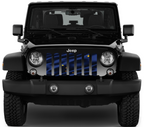 Waving Alaska State Flag Grille Insert