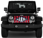 Waving Arkansas State Flag Grille Insert
