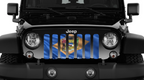 Waving Delaware State Flag Grille Insert