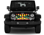 Waving Grenada Flag Grille Insert