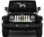 Waving Illinois State Flag Grille Insert