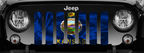 Waving Kansas State Flag Grille Insert