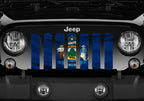 Waving Maine State Flag Grille Insert