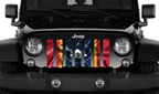 Waving Mississippi State Flag Grille Insert