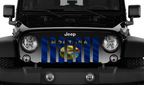 Waving Montana State Flag Grille Insert