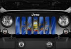 Waving Pennsylvania State Flag Grille Insert