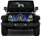 Waving Pennsylvania State Flag Grille Insert
