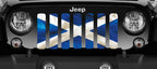 Waving Scotland Flag Grille Insert