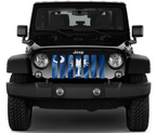 Waving South Carolina State Flag Grille Insert
