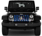 Waving Utah State Flag Grille Insert