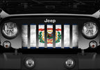 West Virginia Grunge State Flag Grille Insert