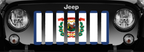 West Virginia State Flag Grille Insert