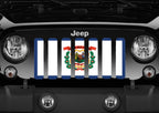 West Virginia State Flag Grille Insert