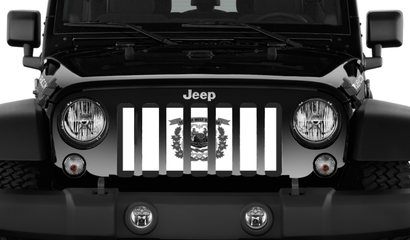 West Virginia Tactical State Flag Grille Insert